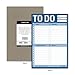 1-Count Knock Knock To Do Pad, To Do List Note Pad for Daily Tasks, Errands, Notes, 6 x 9-inches (Blue)