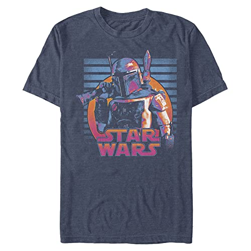T-shirt Star Wars Neon Fett homme idéal pour vos sorties geek