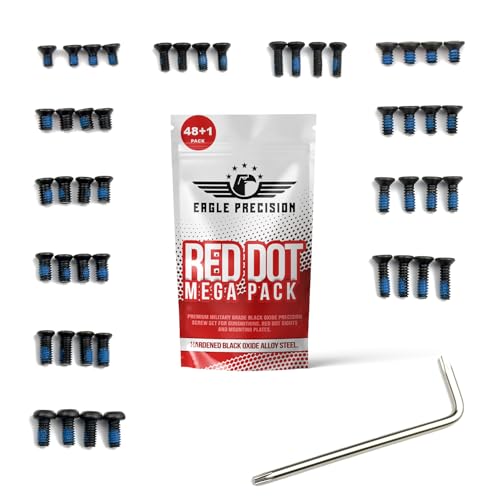 Red Dot Screw Kit - 48 Precision Screws & Torx Key -8