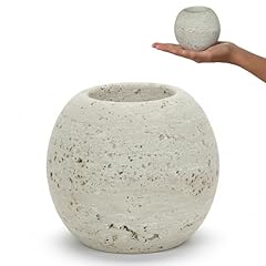 Travertine - 3.5" Candle Holder