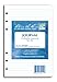 Rite in the Rain Weatherproof Loose Leaf Paper, 4 5/8" x 7", 32# White, Journal Pattern, 100 Sheet Pack (No. 392)