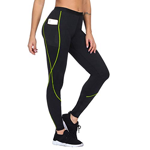 FeelinGirl Women Sauna Weight Loss Slimming Neoprene Pants with Side Pocket Hot Thermo