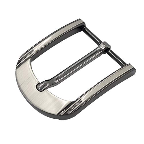 DGOL Leather Craft DIY 4 pcs Gunmetal Strap Prong Pin Belt Buckle Webbing Buckles 1-1/2 Inch Cute Design (40 mm) - Thumbnail 3