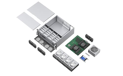 Rosewill 4U Rackmount Server Chassis | Server Chassis | Supports up to 8 3.5" 12Gbps Hot Swap | ATX Compatible | 6X 80mm PWM Fan | USB 3.2 Type-C | RSV-H408 by Rosewill - Image 9