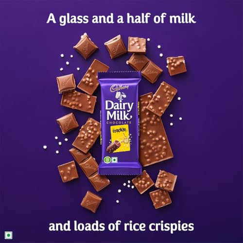 Cadbury Dairy Milk Crackle Chocolate Bar, 36 gms (Pack Of 10) - Image 5