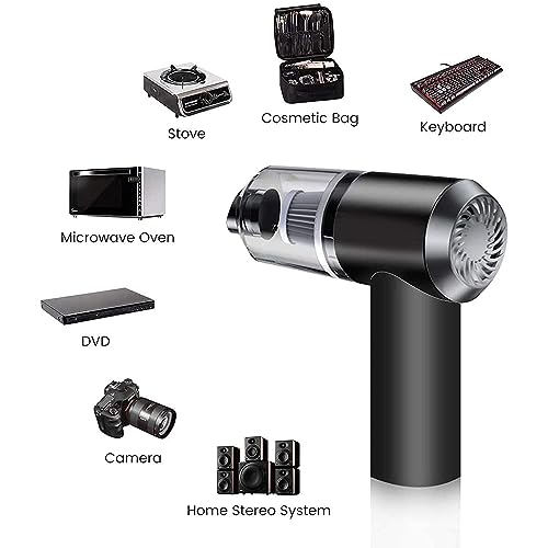 Image of 2-in-1 Handheld Wireless Vacuum Cleaner with Dust Collection