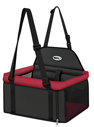 Assento Tubline Transpet Big para Cães Vermelho e Preto