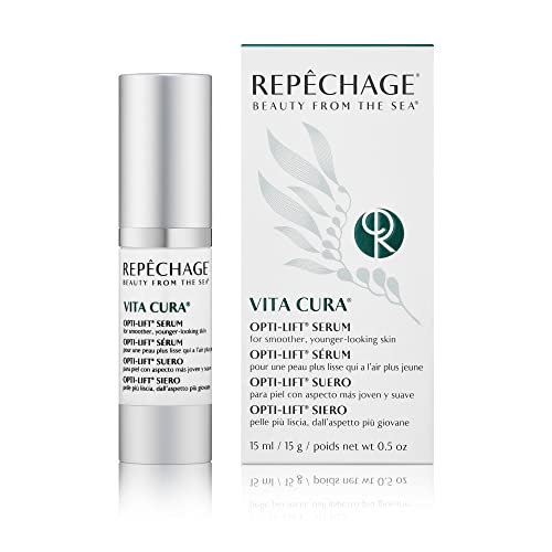 Repechage Vita Cura Opti-Lift Serum – Lightweight, Smoothing Serum for Eyes & Targeted Areas, Helps Lift & Refine Skin Texture – for Puffiness, Fine Lines & Under-Eye Shadows (15 mL / 0.5 fl oz)