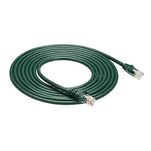 Image of Amazon Basics 10Gbps High-Speed Cat6 Ethernet Network Patch Cable, RJ45, Gold-Plated Connectors, Snagless, 10 Foot, 5-Pack Multicolor