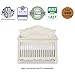 évolur Aurora 5-in-1 Convertible Full-Size Baby Crib in Ivory Lace, GreenGuard Gold & JPMA, 3 Mattress HeightsRibbon Bow Scrollwork & Queen Anne Feet, Converts to Toddler, Day & Full-Size Bed