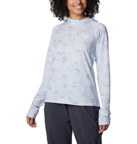Columbia Women's PFG Uncharted Hoodie, Cirrus Grey Uncharted Waters, XX-Large - image 1