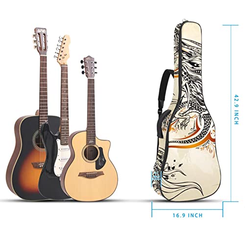 Housse de transport étanche pour guitare acoustique avec double bandoulière et poche pour bateau de pirate, gouvernail… - Les Beatles, Paul McCartney, John Lennon, RIngo Starr, George Harrison Housse de transport étanche pour guitare acoustique avec double bandoulière et poche pour bateau de pirate, gouvernail… – Image 6