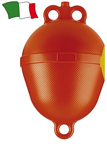BOA A PERA D 25 COLORE ARANCIO PER SEGNALAZIONE ACCESSORI ORMEGGIO NAUTICA
