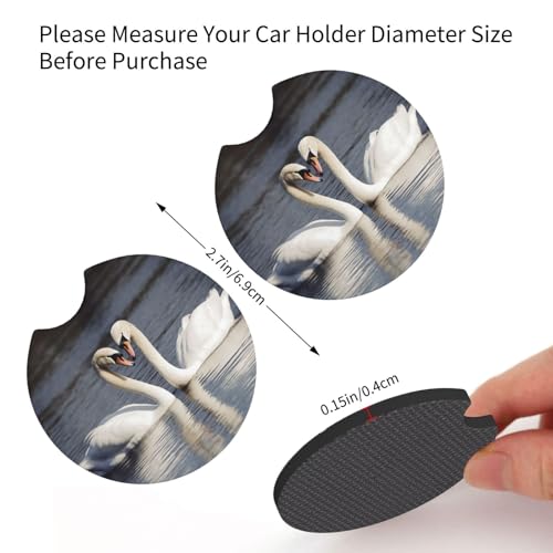 Portavasos para carro tipo coaster negro 2 unidades miniatura 2