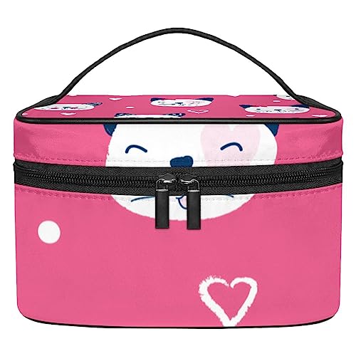 Trousse de toilette motif chats idéale pour vos week-ends et vacances