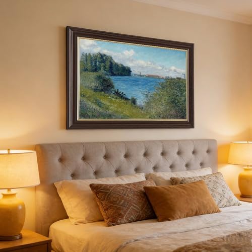 Toile La Seine à Argenteuil Caillebotte pour décorer un petit mur vide - 4