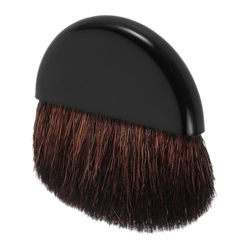 MAGICLULU Brocha De Polvos De Viaje Brocha Para Colorete 5 Cm Para Polvos Compacta Portátil Para Maquillaje Facial Viajes y Retoques Rápidos