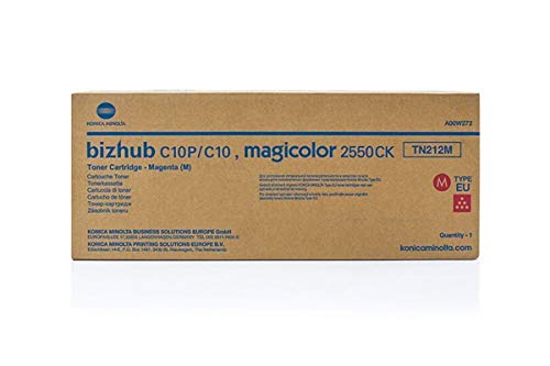 Konica Minolta TN-212 M magenta d'origine, consommable haut de gamme A00W272