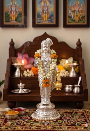Image of Deity God Jewellery Gold Plain lord vishnu mohini amrita(amrutham) carrying pot with hand (7944-7944A)