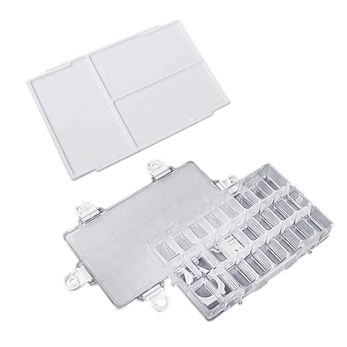 Palette boîte plastique avec compartiments pour peinture acrylique et huile