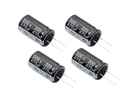 470uF 200V 22X35 + -20% -40 to +105°C 5 PCS Aluminum Electrolytic Capacitors,470uF 200V Capacitor,470uF Capacitor,200V Capacitor,470uF Capacitor 200V,200V 470uF Capacitor
