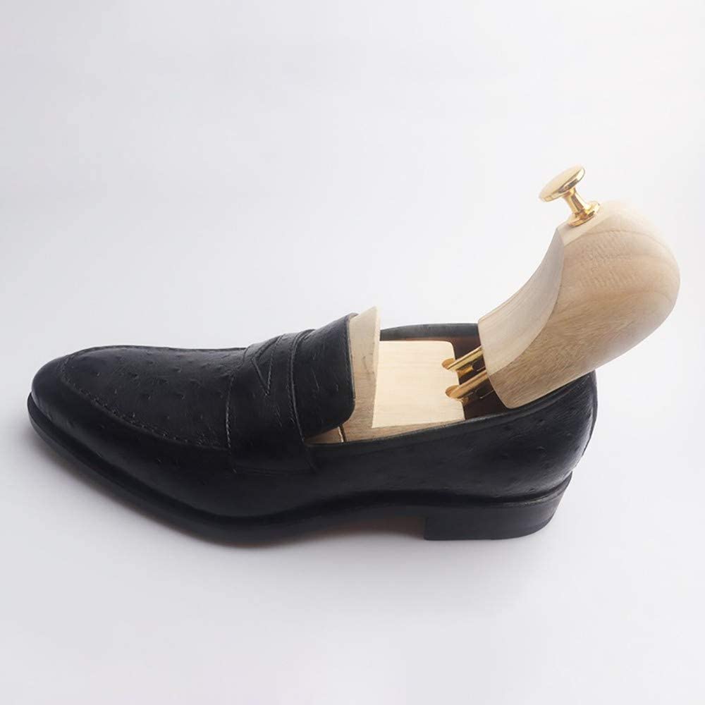 Extensor de Zapatos de Madera de alcanfor perfumado, expansor de Cordones Ajustables de Madera Maciza para Zapatos de Cuero Unisex (A 41) (A 35)