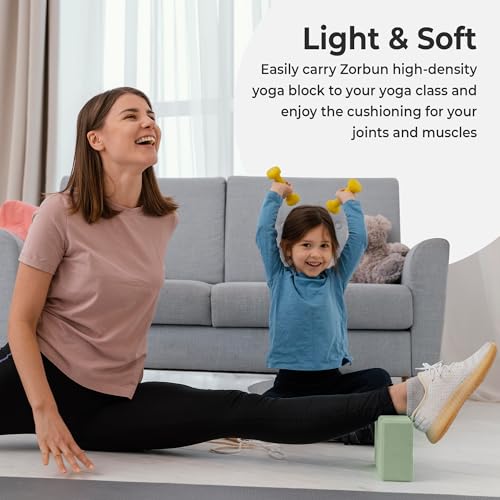 Yoga Block Set of 2 - High Density EVA Foam Blocks - Anti-Slip Yoga Brick with eBook - Perfect for Pilates, Exercise, & Meditation - Image 6