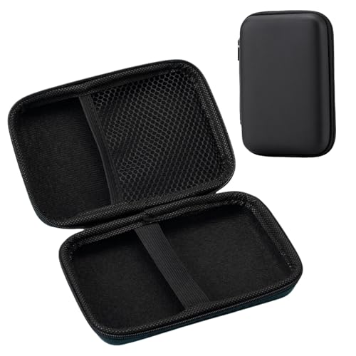 JiangJiangBao Custodia da trasporto in EVA aggiornata per lettori mp3 e mp4 HiBy R4 e cavo di ricarica, con cordino, a prova di caduta e resistente all'usura solo custodia da viaggio