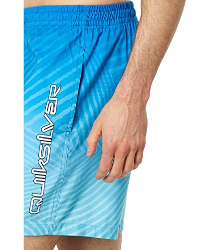 Quiksilver Men's Standard Everyday Warped Logo 17 Volley Swim Trunk Boardshort3