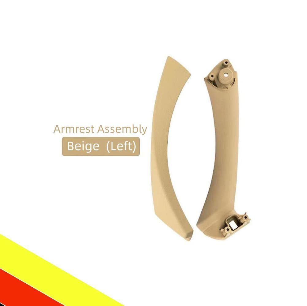 POETRYXIAO Ensemble de remplacement intérieur de poignée de porte avec poignée intérieure et couvercle de poignée compatible avec Série 3 E90 E91 E92 E93 316 318 320 325 328 330 335