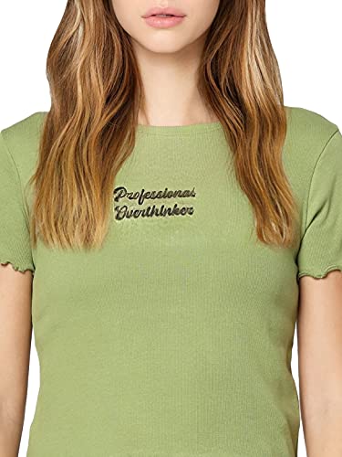 Image of ONLY Women's Cotton Round Neck Regular Fit T-Shirt