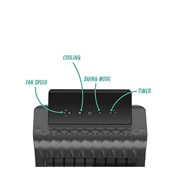 16L Portable Air Cooler with Built-in Air Purifier Cleaner and Humidifier - Image 4