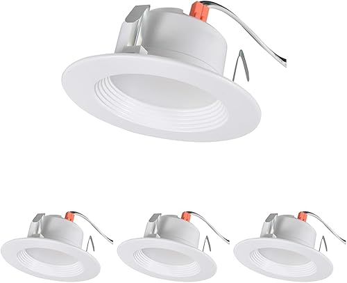 Vista 36 de Sylvania - Kit de luz empotrable de 5 pulgadas/6 pulgadas con tecnología LightSHIELD, LED germicida, 9 W = 65 W, 700 lúmenes, 5 CCT selección