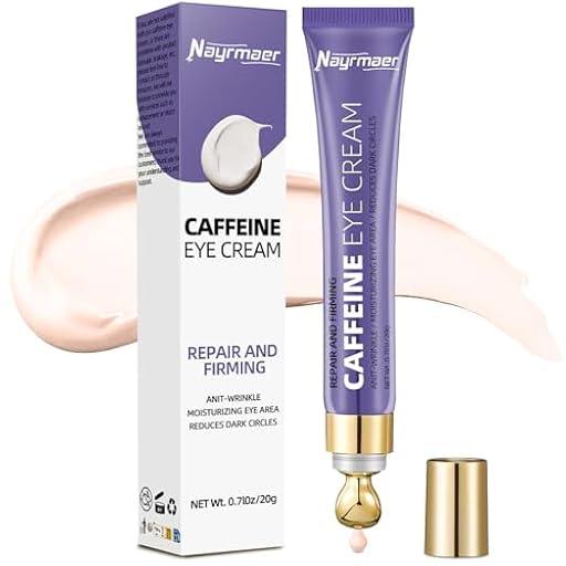 Nayrmaer Crema Para Ojos de Cafeína 20g, Reduce las Ojeras y la Hinchazón, Contiene Niacinamida y ácido Hialurónico para Hidratar, Apto Para Todo Tipo de Piel | Ya disponible en tu tienda friki favorita! En mundofriki.es!
