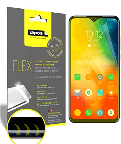 dipos I 2X Schutzfolie 100prozent passend für Lenovo K6 Enjoy Folie I 3D Full Cover Bildschirmschutzfolie