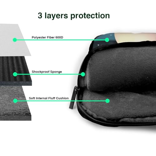 Bolso bandolera para portátil con diseño de muñeco de nieve miniatura 5