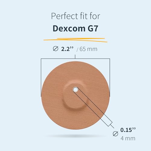 Patch Dexcom G7 imperméable protection capteur glycémie 65mm - 4