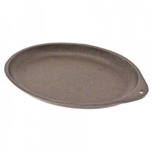 Black 9-1/2" X 7" Oval Cast Iron Skillet-BG77P by Browne Foodservice – Commercial Grade