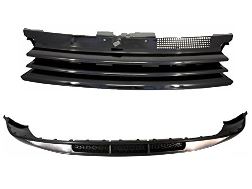 KITT FSVWG4RS Badgeless Front Grille Front Bumper Spoiler RS Look
