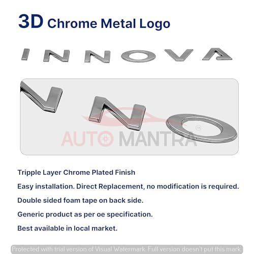 Image of Innova Self Adhesive | Metal Sticker Logo Badge 3D Emblem Car Sticker