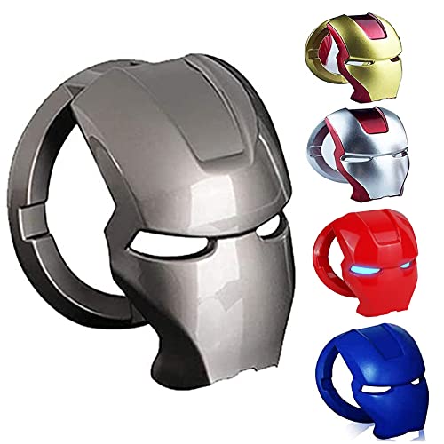 Car Engine Ignition Push Start Button Cover, Marvel Gifts Iron Man car Accessories 3D Circle Ring Cover Iron Man Car Interior Accessories