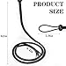 Parma77 Faux Leather Whip, 6.5 feet Costumes Equestrian Black Whip for Halloween Cosplay Costume Accessories（Black ）
