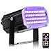 DJ Karaoke günstig Kaufen-Mini Stroboskop Licht, 48 LED Disco Licht Partylicht Strobe Light mit Fernbedienung, Sound Aktiviert Flash Speed Control RBG Blitzlichter für DJ Bar Weihnachten Halloween Show Club Karaoke Zubehör