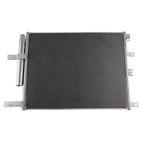 Image of TRQ A /C Condenser and Receiver Drier Assembly Compatible for Manual Transmission with 13-18 Ram 2500 L6 6.7L 13-18 3500 L6 6.7L 2013 4500 14-17 4500 L6 6.7L 13 5500 14-16 5500 L6 6.7L