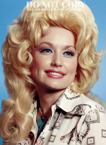 Foto de Dolly Parton de 11 x 15 pulgadas, retrato impreso publicitario para fans