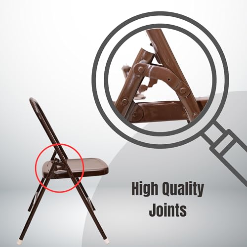 Image of Preeti Yoga Iyanger Yoga Backless Meditation Foldable Chair for Holding, Alignment & Flexibility | Capacity: 100kg (Medium - Brown Color)