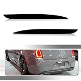 Tonsya 3 IN 1 LED Red Led Bumper Reflector Compatible With 2015-2018 Chrysler 300 Tail cover Turn Signal Brake Stop & Rear Fog Housing 68213445AB, 68213444AB; CH1184104N, CH1185104N