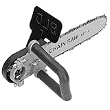 Chainsaw Converter Set Electric Chainsaw Attachment Kit Carbon Steel Electric Bracket for Angle Grinder