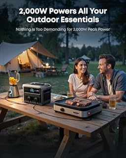 Anker SOLIX C1000 Gen 2 Portable Power Station, 2,000W (Peak 3,000W) Solar Generator, Full Charge in 49 Min, 1,024Wh LiFePO4 Battery for Home Backup, Power Outages, and Camping
