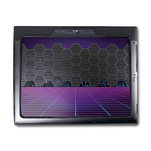 Image of MightySkins Skin Compatible with Alienware M18 R1 (2023) Full Wrap Kit - Synthwave City | Protective, Durable, and Unique Vinyl Decal wrap Cover | Easy to Apply & Change Styles | Made in The USA